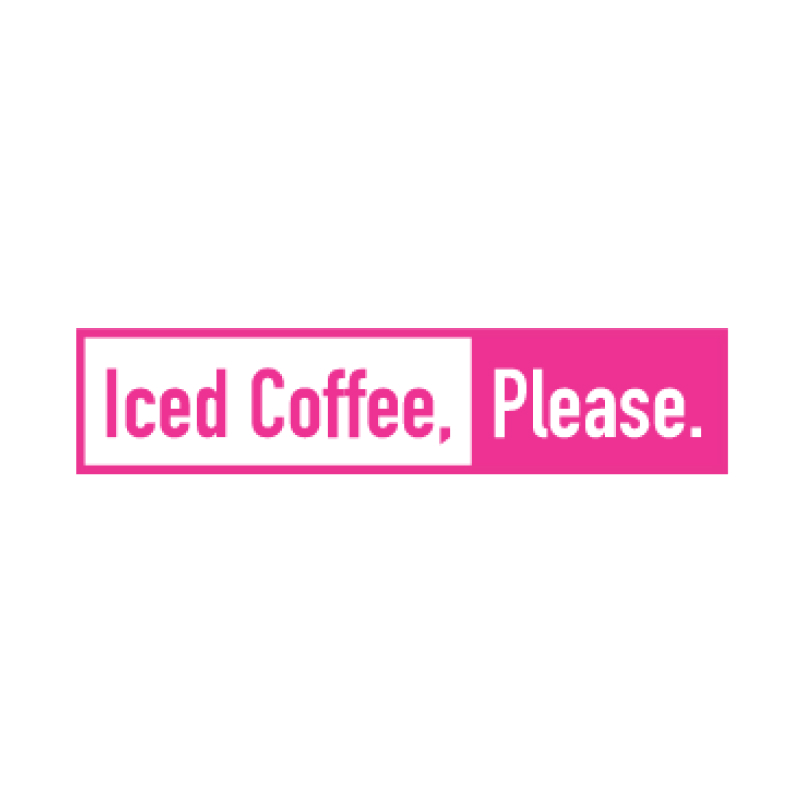 iced coffee please logo